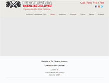 Tablet Screenshot of figueroajiujitsu.com